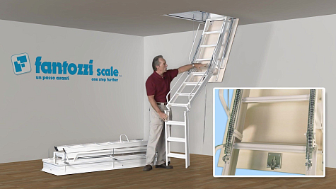 Купить Складная лестница на чердак Fantozzi scale Aci 3 Speciale - изображение 4